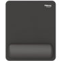 Fellowes Breyta Alfombrilla de ratón con reposamuñecas Negro
